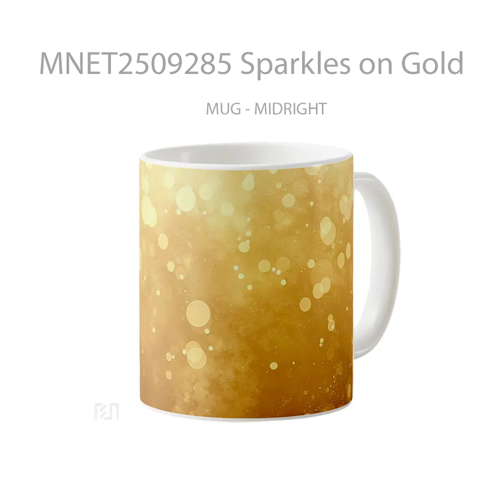 Sparkles On Gold Mug MNET2509285 - All-side / Desain