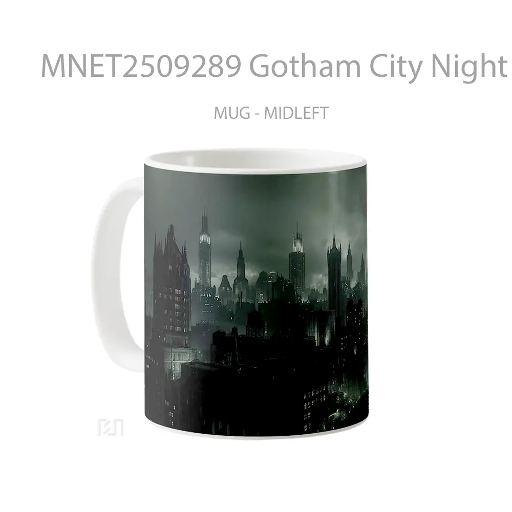Gotham City Night View Mug MNET2509289 - All-side / Desain