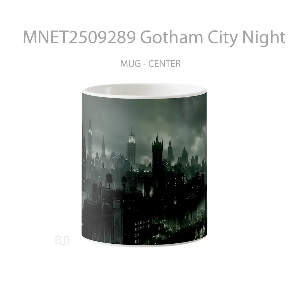 Gotham City Night View Mug MNET2509289 - All-side / Desain