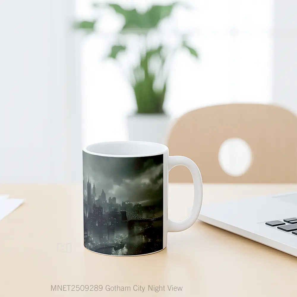 Gotham City Night View Mug MNET2509289 - All-side / Desain