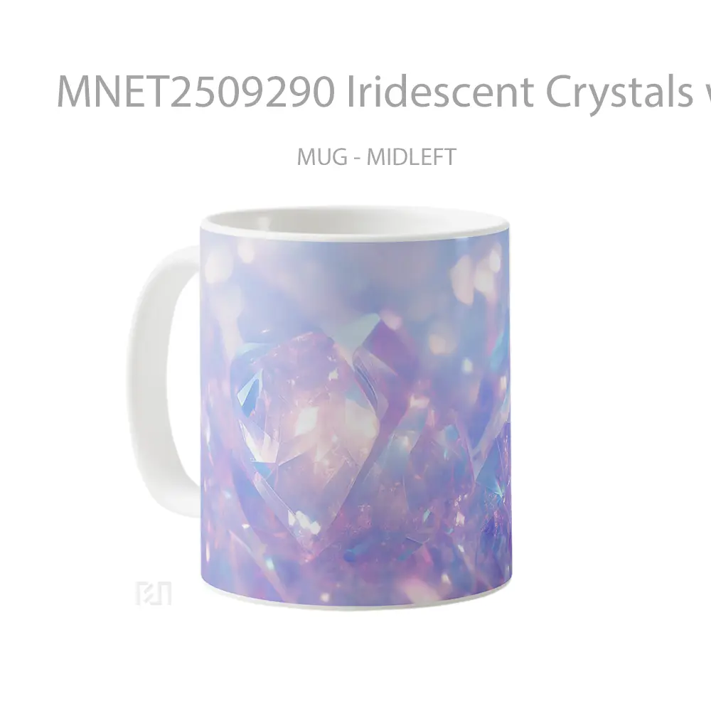Iridescent Crystals With Light Shine Mug MNET2509290 - All-side / Desain
