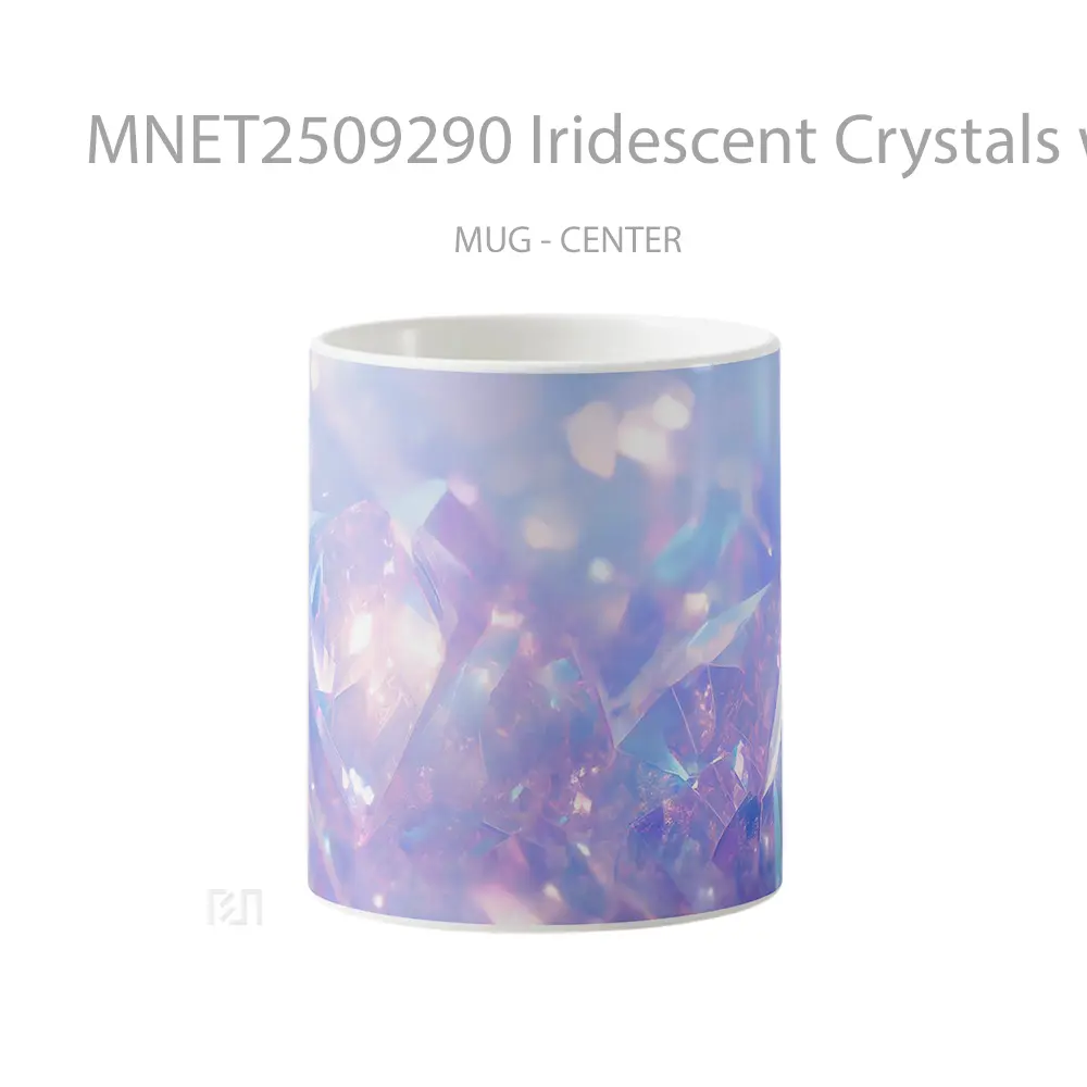 Iridescent Crystals With Light Shine Mug MNET2509290 - All-side / Desain