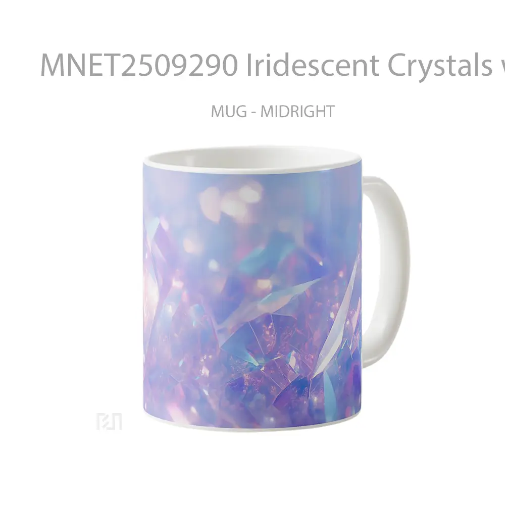 Iridescent Crystals With Light Shine Mug MNET2509290 - All-side / Desain