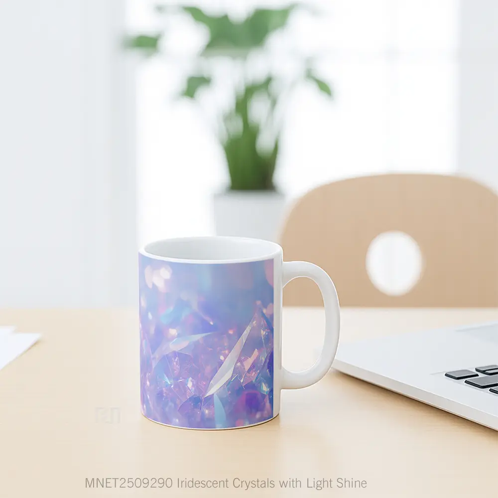 Iridescent Crystals With Light Shine Mug MNET2509290 - All-side / Desain