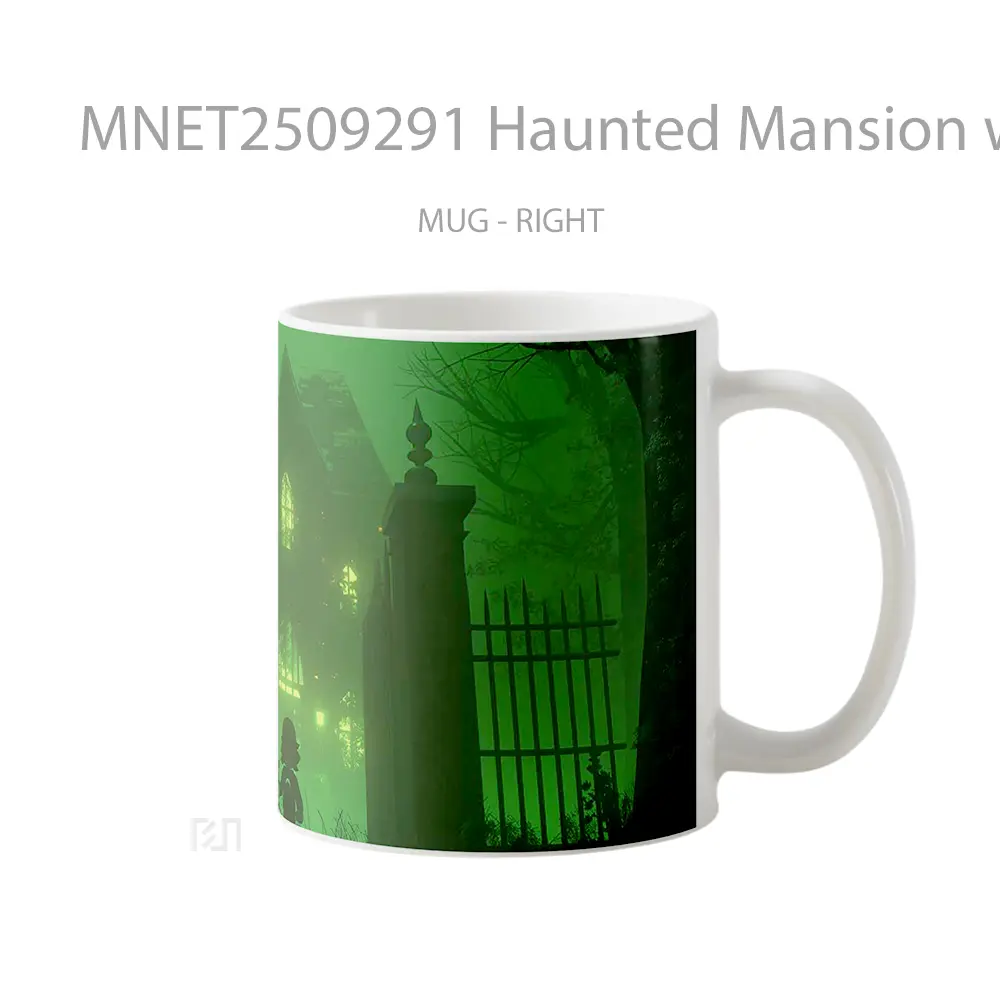Haunted Mansion With Green Light Mug MNET2509291