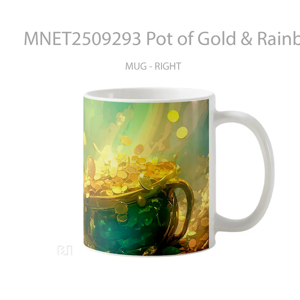 Pot Of Gold & Rainbow St Patrick’S Day Mug MNET2509293