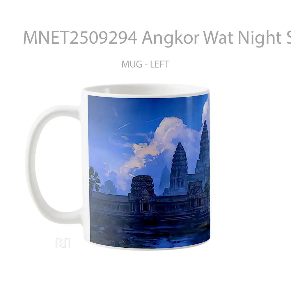 Angkor Wat Night Sky Mug MNET2509294 - All-side / Desain