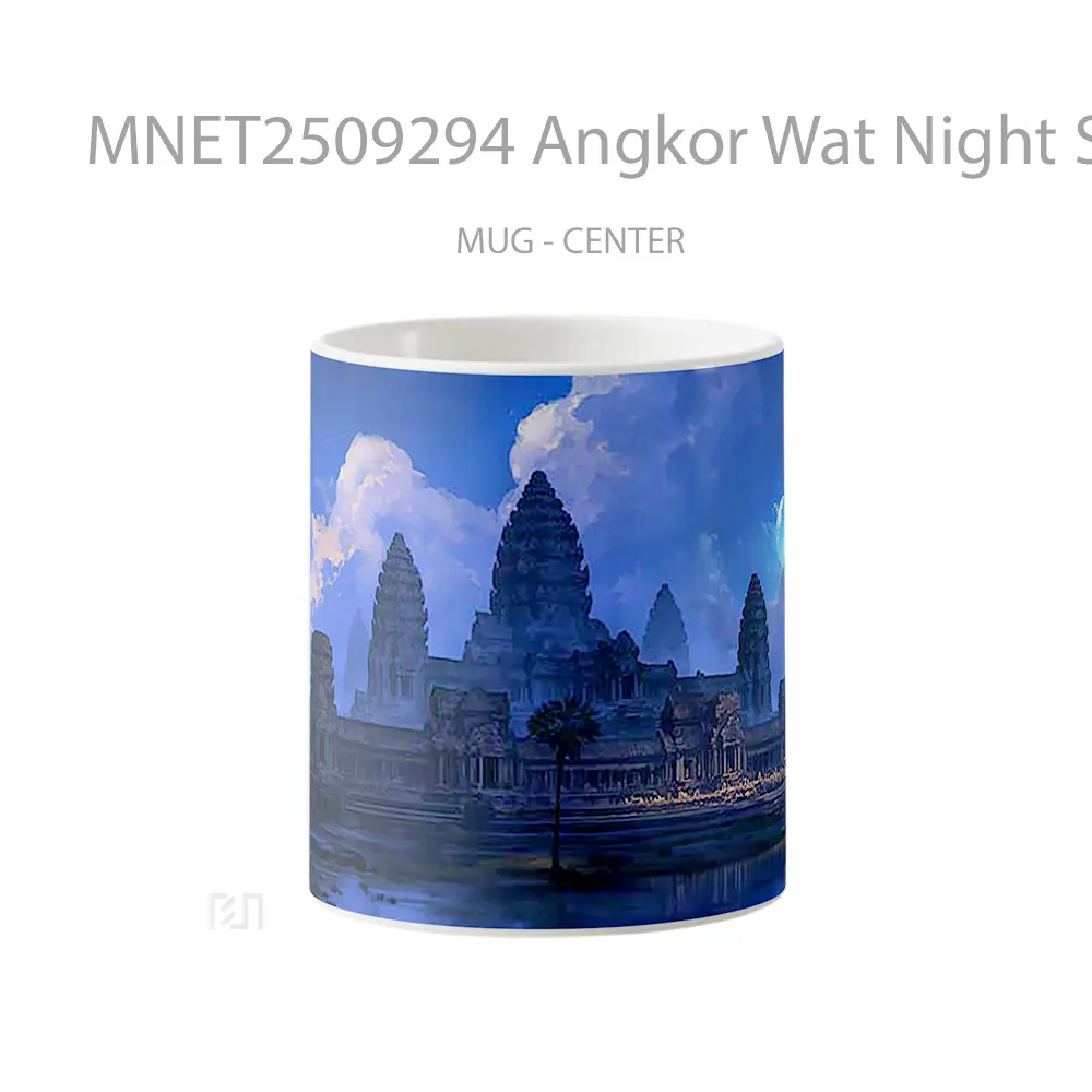 Angkor Wat Night Sky Mug MNET2509294 - All-side / Desain