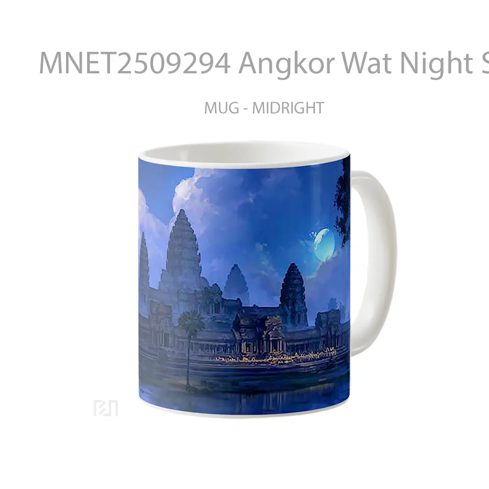 Angkor Wat Night Sky Mug MNET2509294 - All-side / Desain