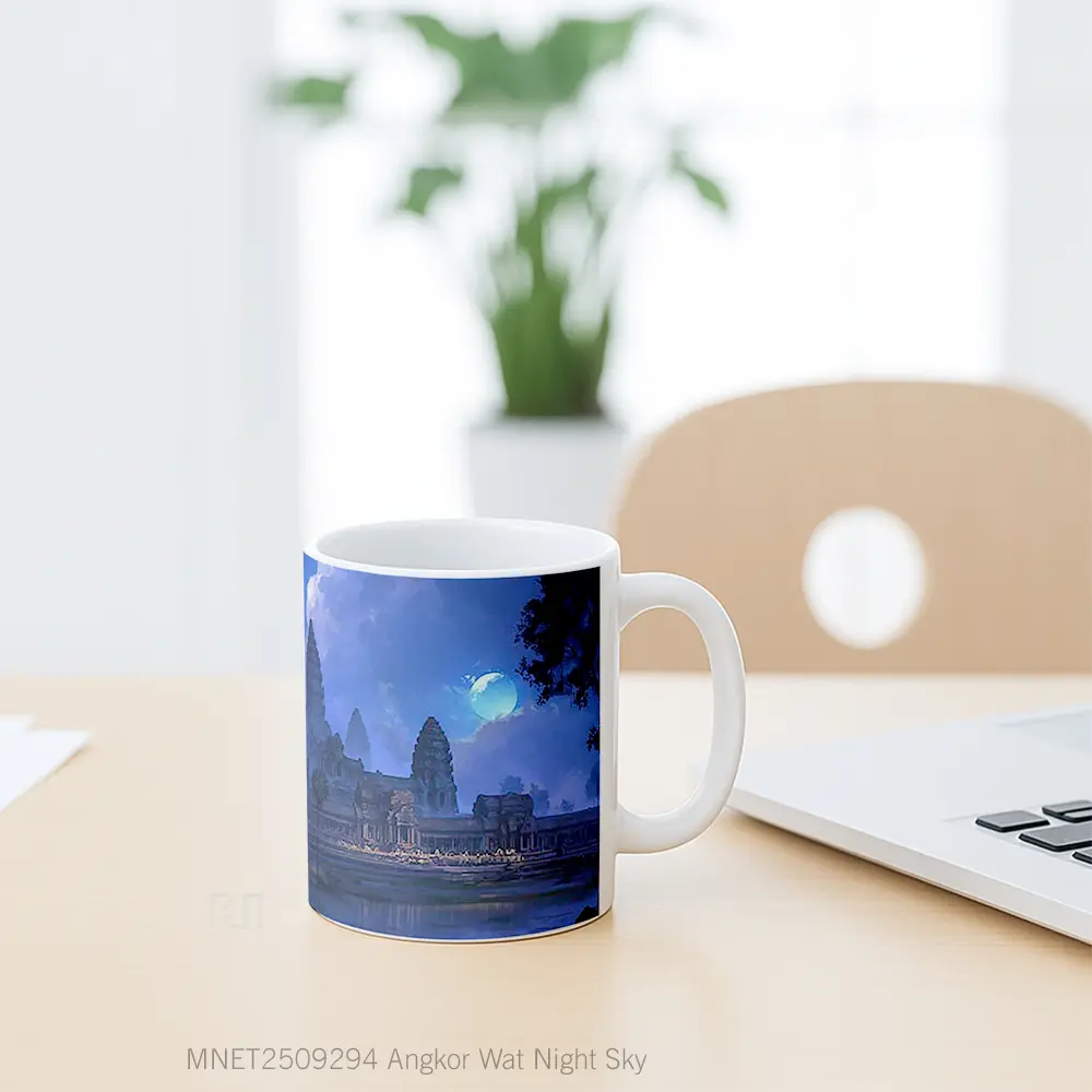 Angkor Wat Night Sky Mug MNET2509294 - All-side / Desain