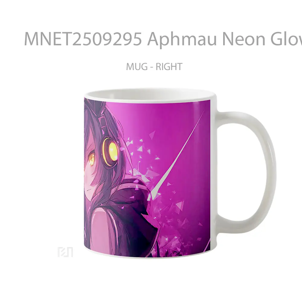 Aphmau Neon Glow Catgirl Purple Mug MNET2509295