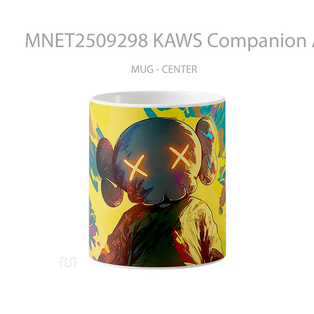 Kaws Companion Abstract Mug MNET2509298 - All-side / Desain