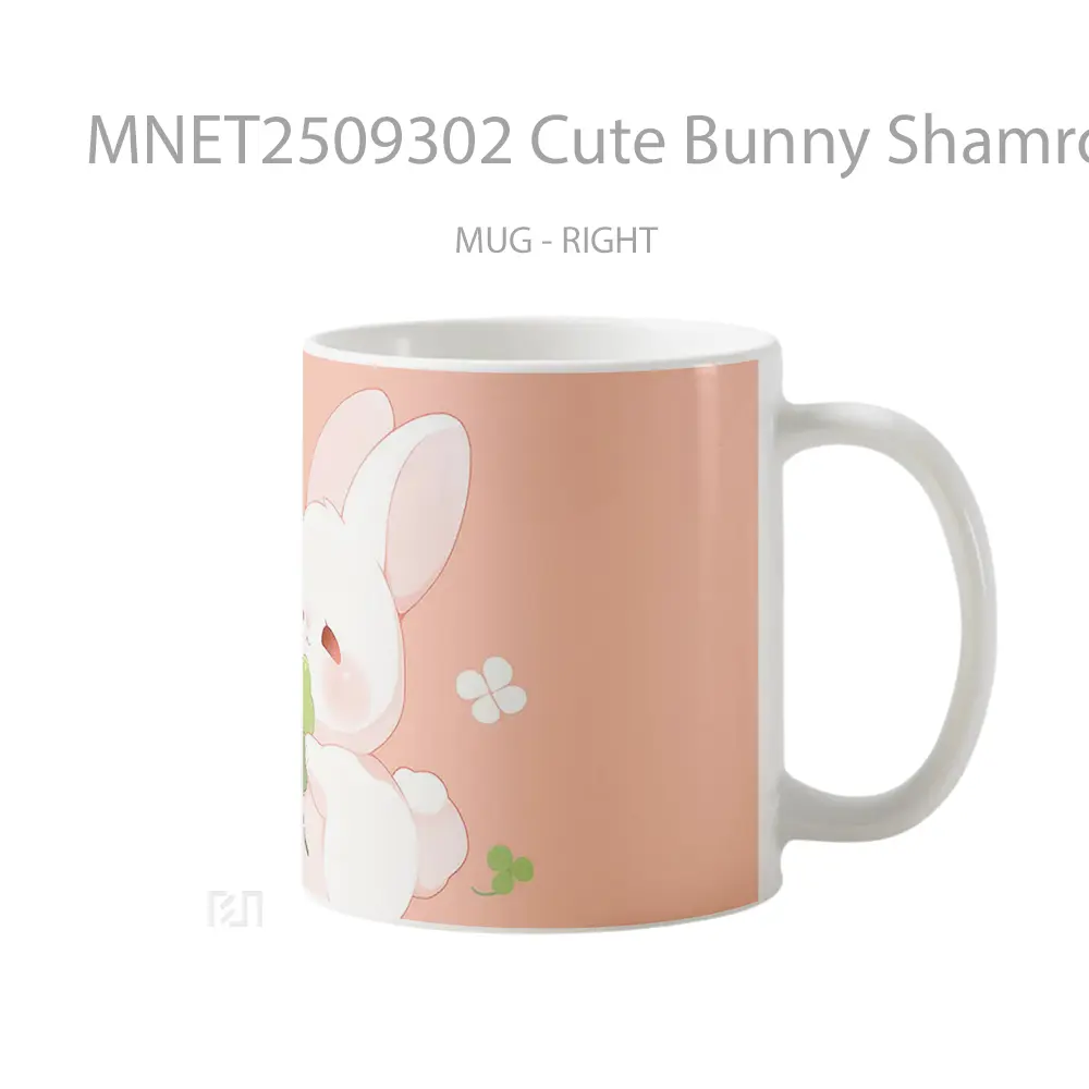 Cute Bunny Shamrock Lucky Charm St. Patrick’S Day Mug MNET2509302