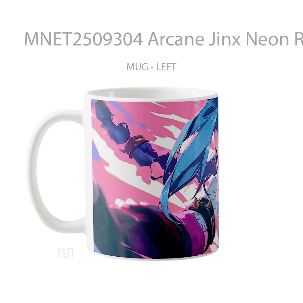 Arcane Jinx Neon Rage Mug MNET2509304 - All-side / Desain