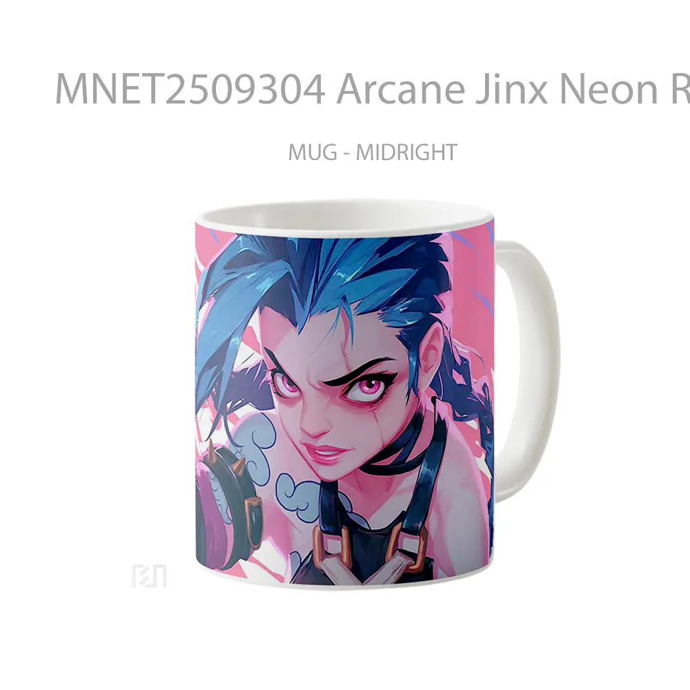 Arcane Jinx Neon Rage Mug MNET2509304 - All-side / Desain