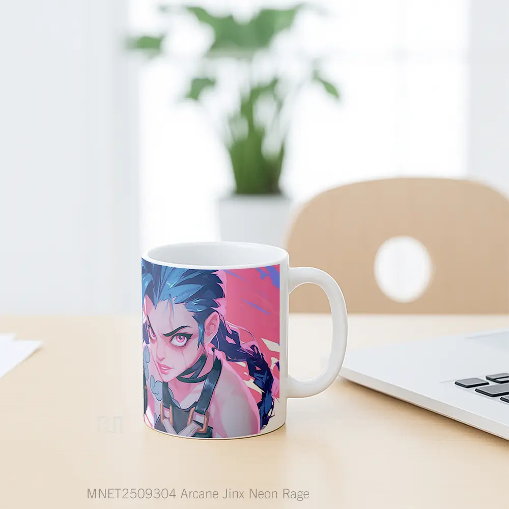 Arcane Jinx Neon Rage Mug MNET2509304 - All-side / Desain