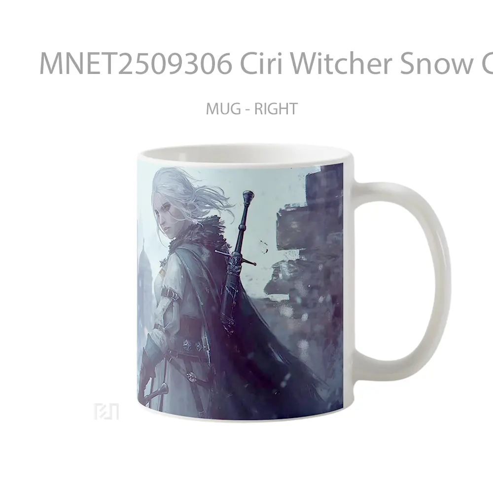 Ciri Witcher Snow Castle Mug MNET2509306