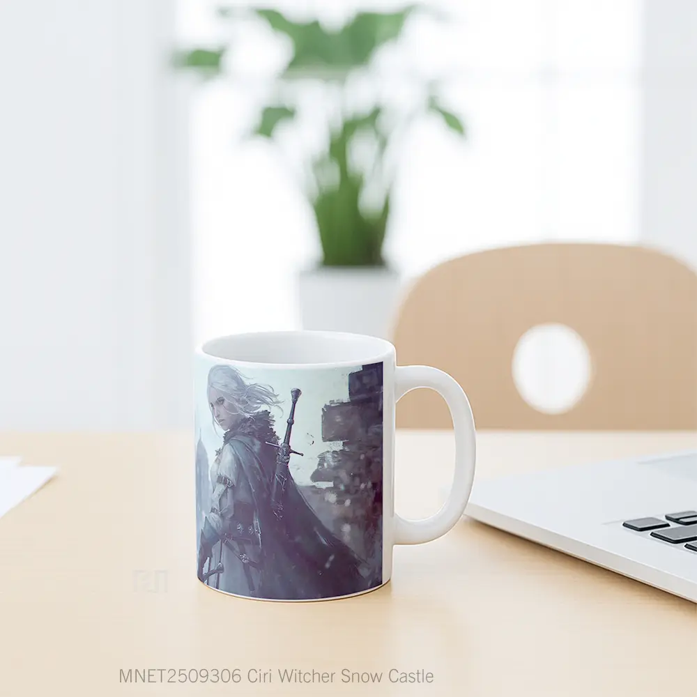Ciri Witcher Snow Castle Mug MNET2509306 - All-side / Desain