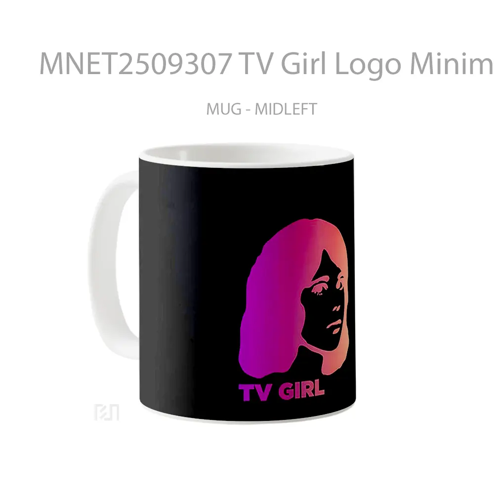 Tv Girl Logo Minimalist Mug MNET2509307 - All-side / Desain