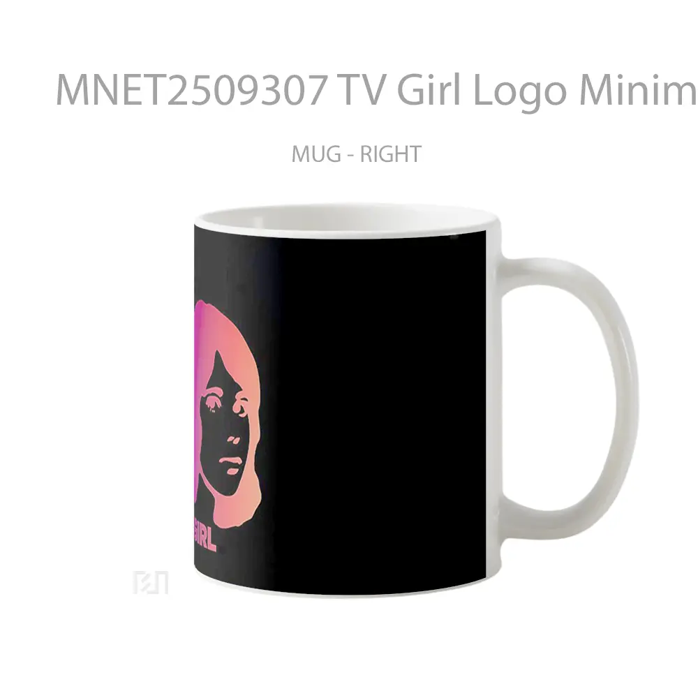 Tv Girl Logo Minimalist Mug MNET2509307