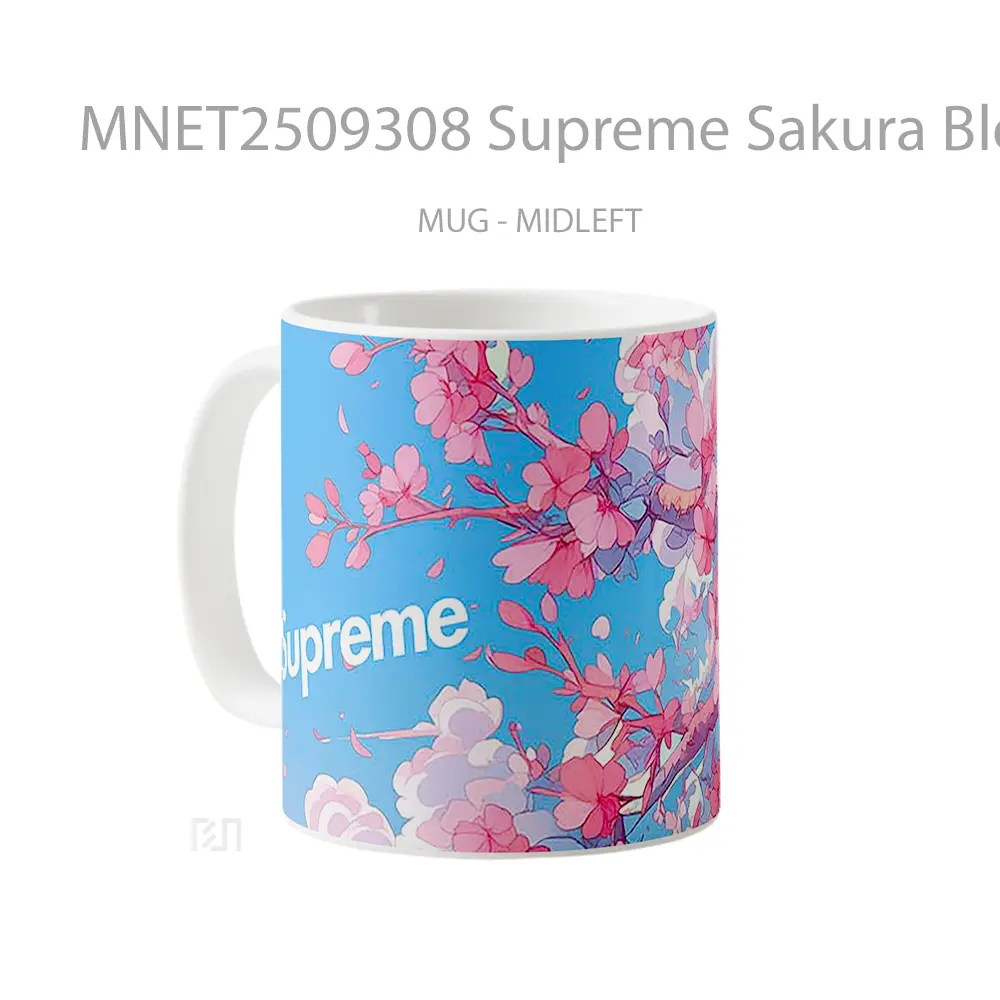 Supreme Sakura Blossom Laptop Mug MNET2509308 - All-side / Desain