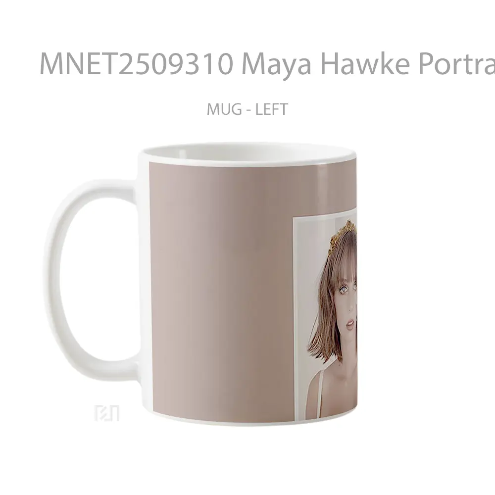 Maya Hawke Portrait Minimalist Mug MNET2509310 - All-side / Desain