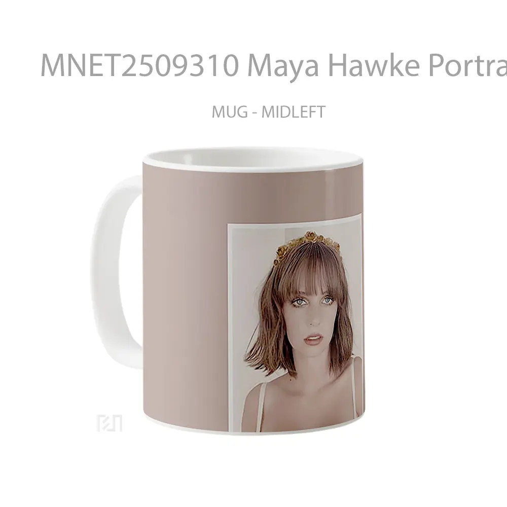Maya Hawke Portrait Minimalist Mug MNET2509310 - All-side / Desain