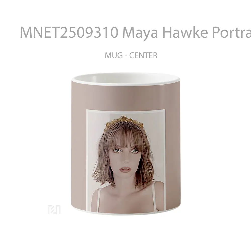 Maya Hawke Portrait Minimalist Mug MNET2509310 - All-side / Desain