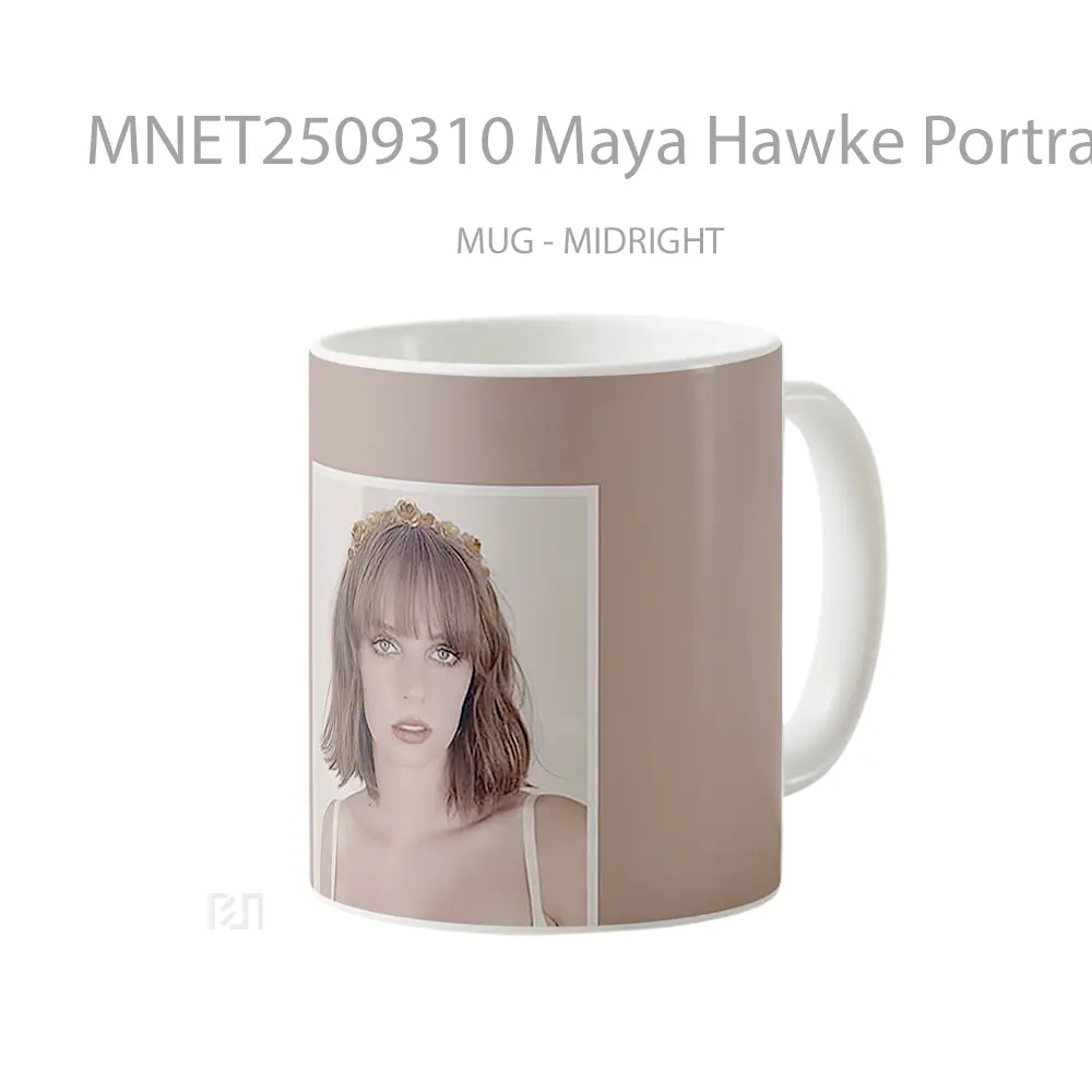 Maya Hawke Portrait Minimalist Mug MNET2509310 - All-side / Desain