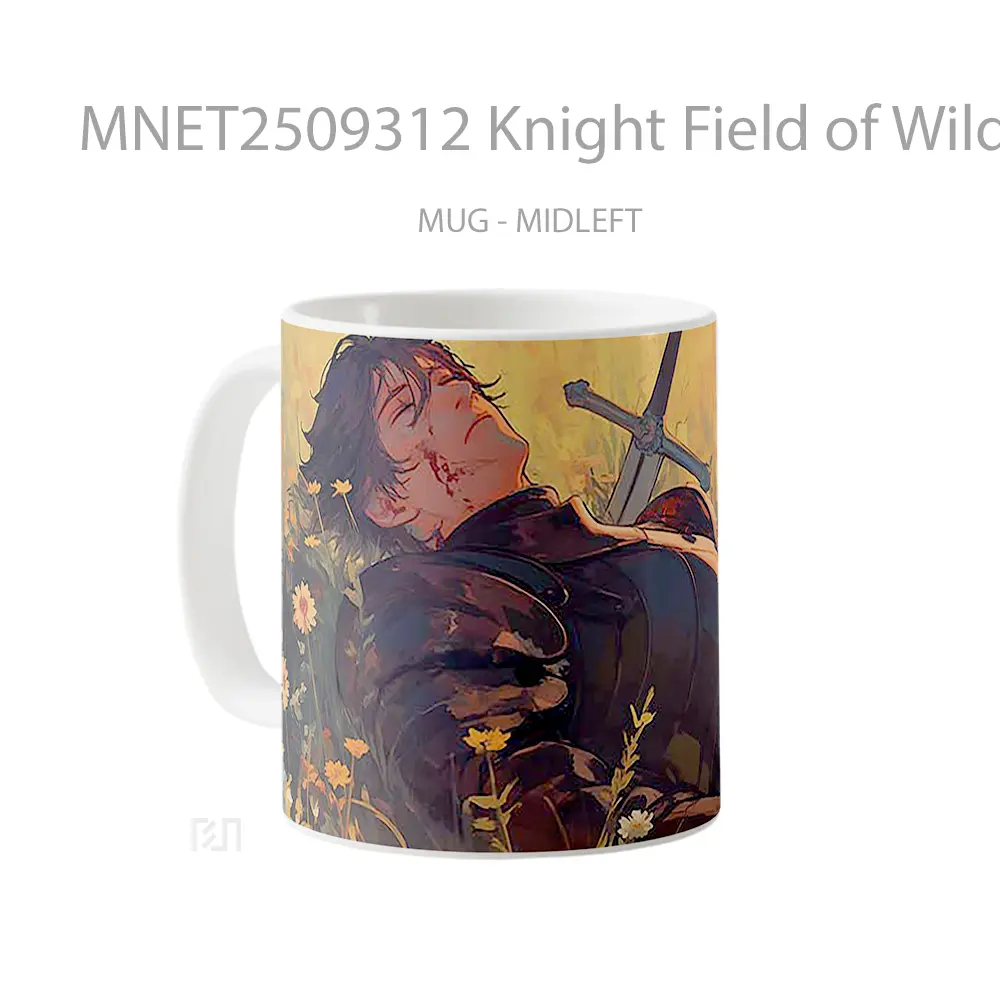 Knight Field Of Wildflowers Mug MNET2509312 - All-side / Desain