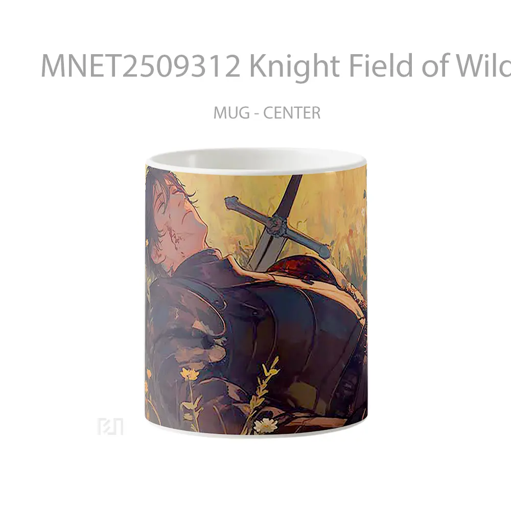 Knight Field Of Wildflowers Mug MNET2509312 - All-side / Desain