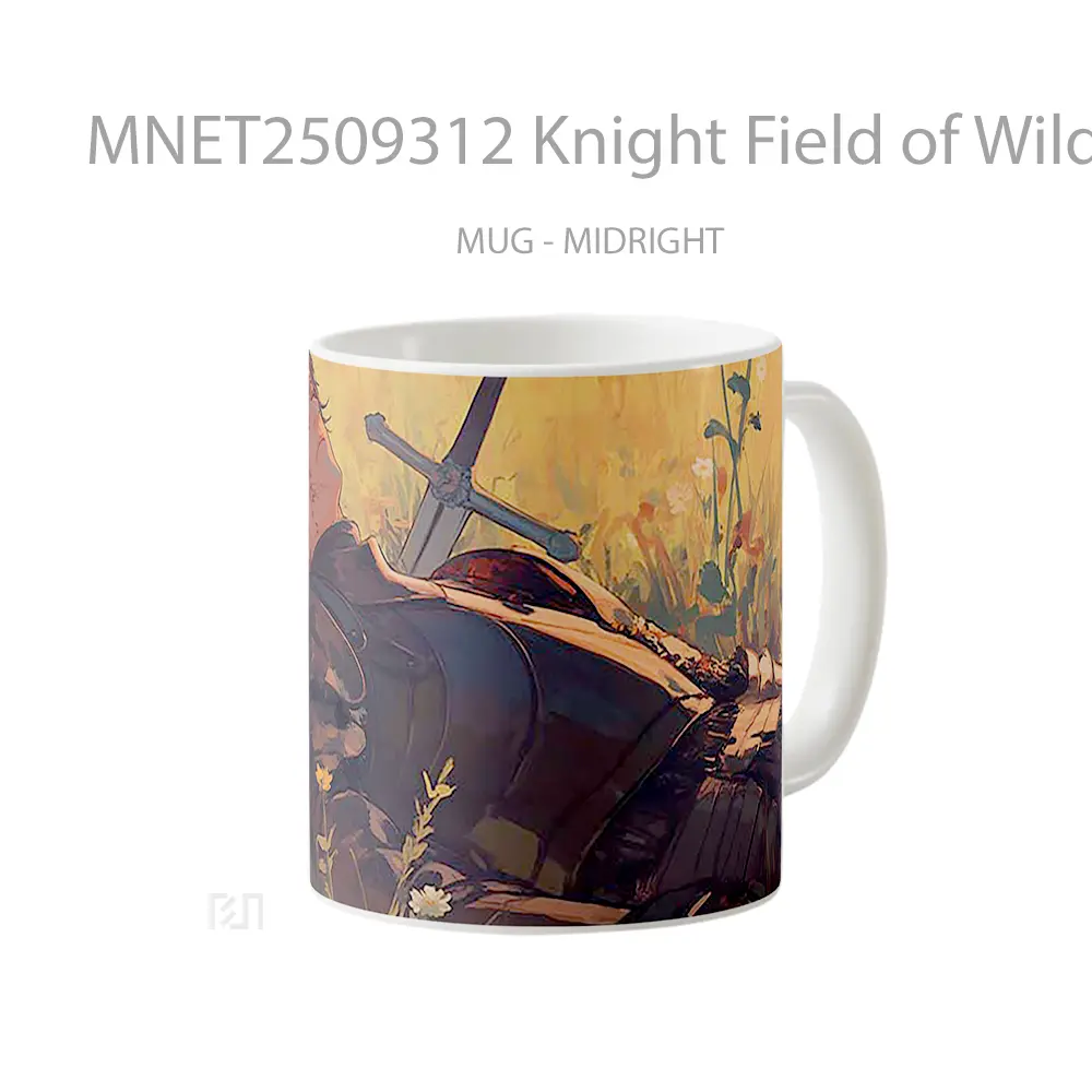 Knight Field Of Wildflowers Mug MNET2509312 - All-side / Desain