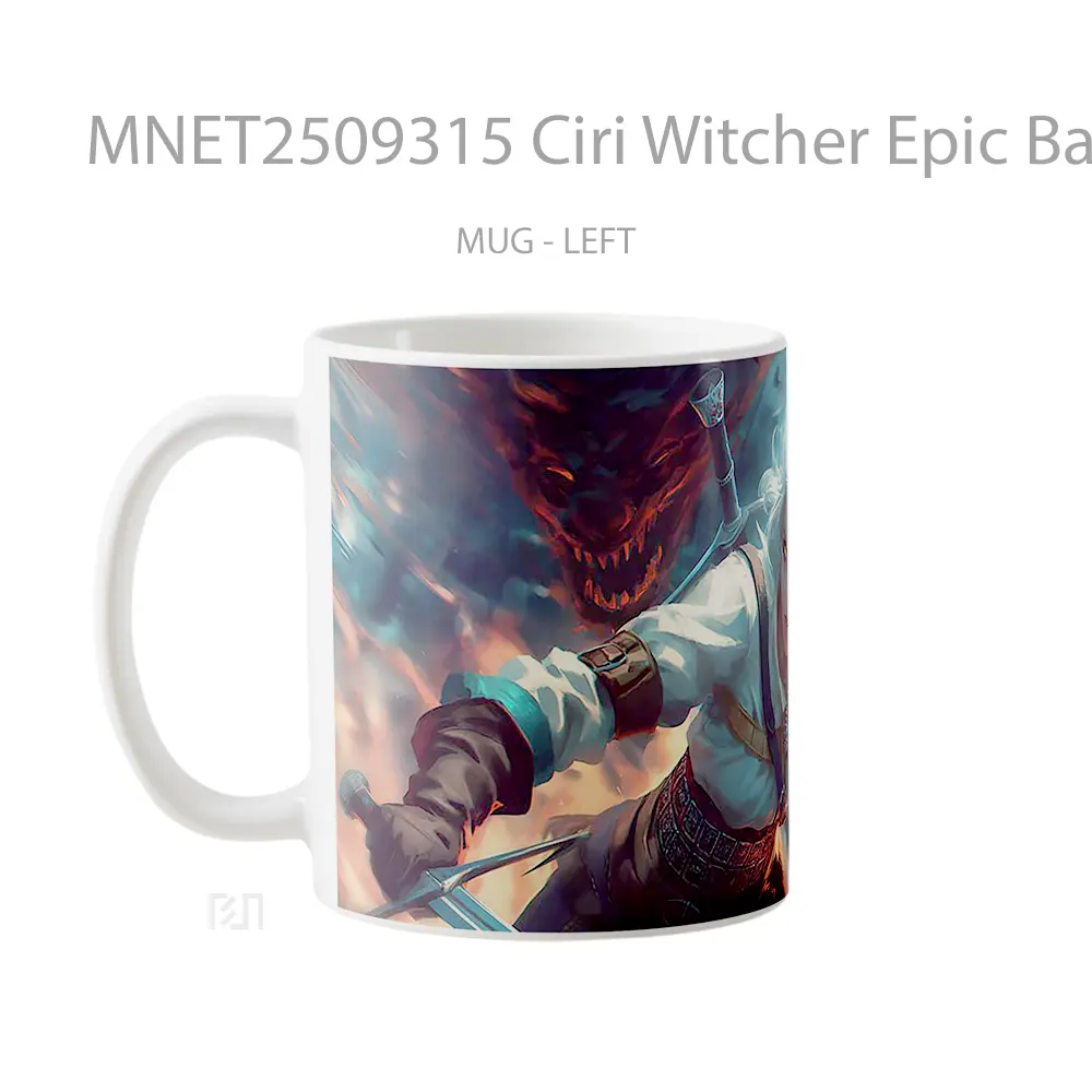 Ciri Witcher Epic Battle Mug MNET2509315 - All-side / Desain