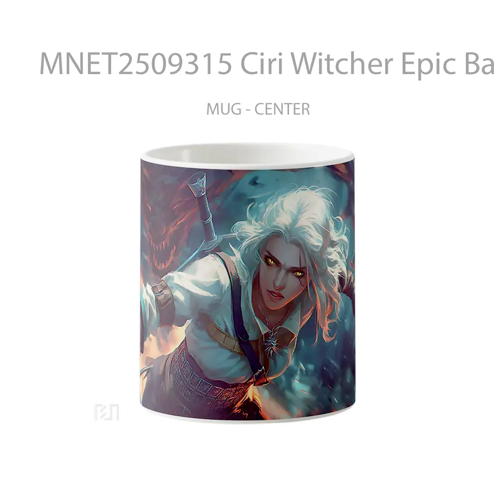 Ciri Witcher Epic Battle Mug MNET2509315 - All-side / Desain