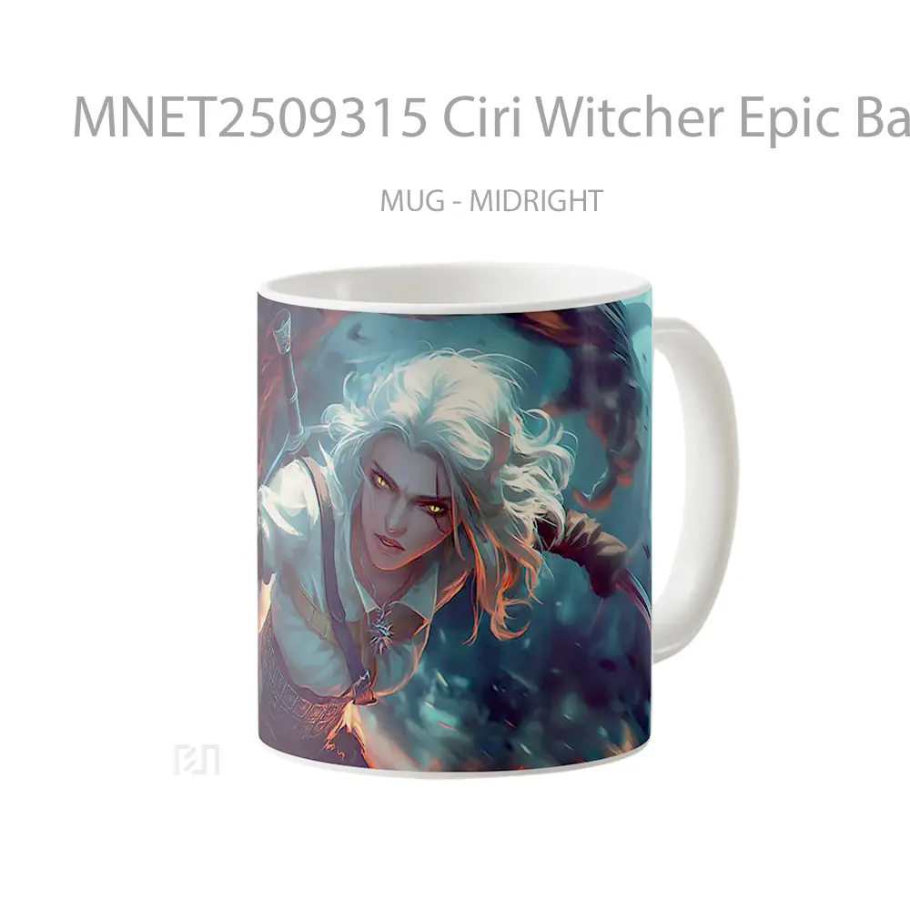 Ciri Witcher Epic Battle Mug MNET2509315 - All-side / Desain