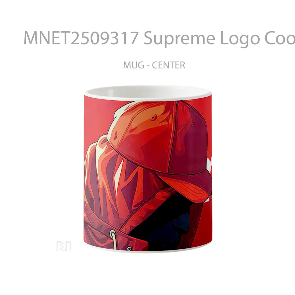Supreme Logo Cool Red Mug MNET2509317 - All-side / Desain
