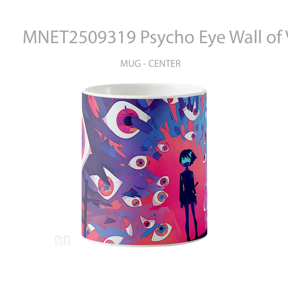 Psycho Eye Wall Of Vision Mug MNET2509319 - All-side / Desain