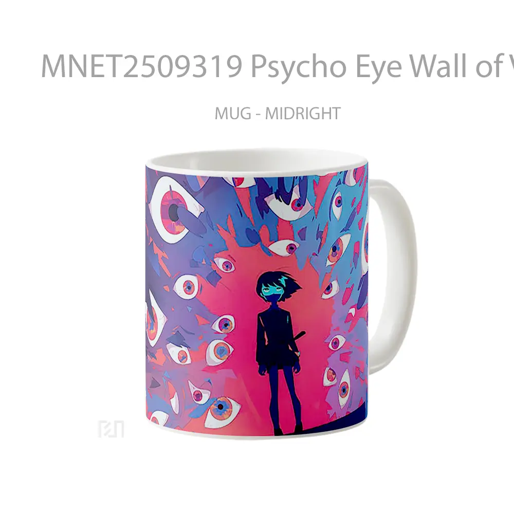 Psycho Eye Wall Of Vision Mug MNET2509319 - All-side / Desain