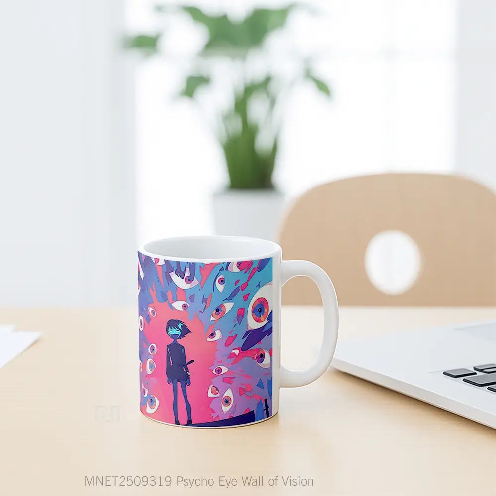 Psycho Eye Wall Of Vision Mug MNET2509319 - All-side / Desain