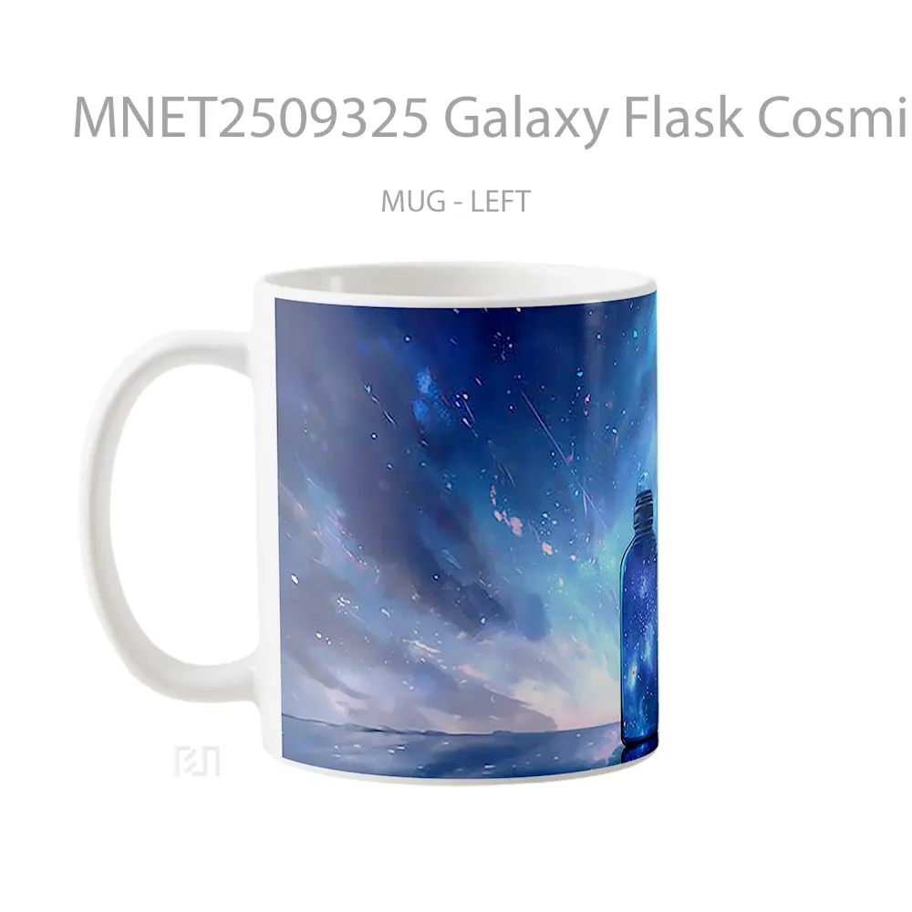 Galaxy Flask Cosmic Bottle Fantasy Mug MNET2509325 - All-side / Desain
