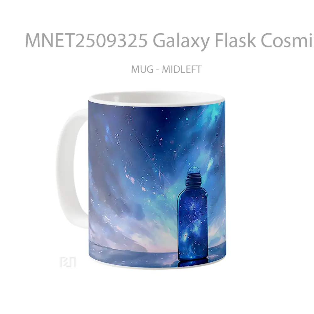 Galaxy Flask Cosmic Bottle Fantasy Mug MNET2509325 - All-side / Desain
