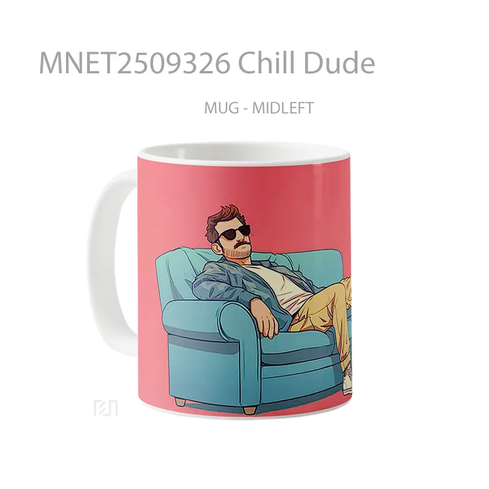Chill Dude Mug MNET2509326 - All-side / Desain
