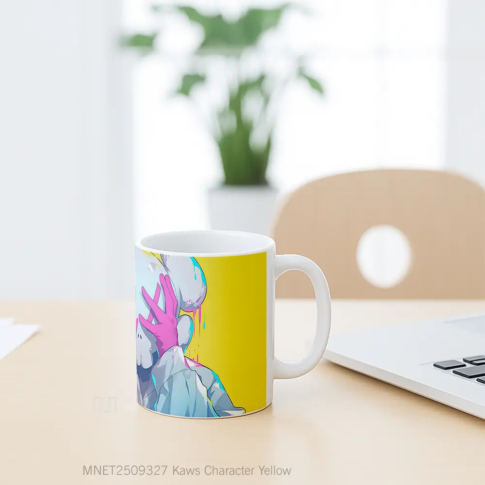 Kaws Character Yellow Mug MNET2509327 - All-side / Desain