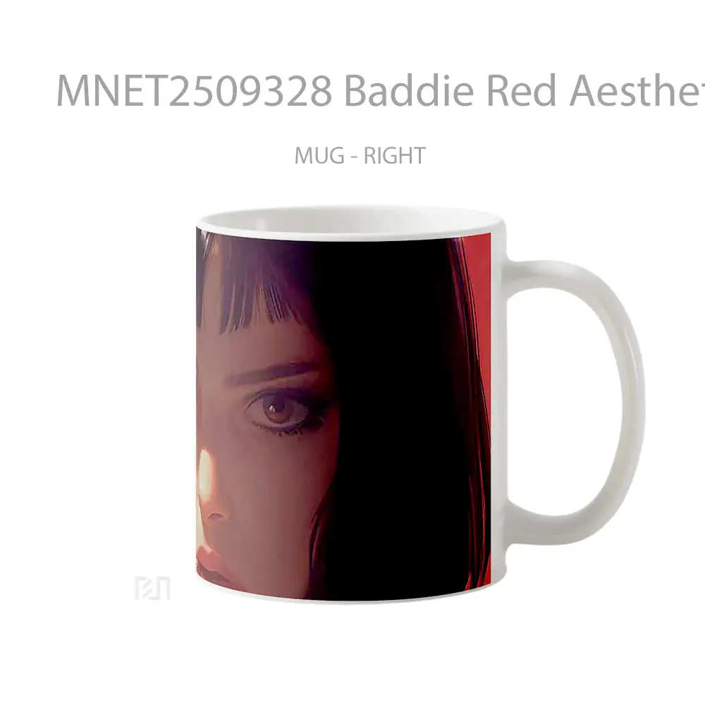 Baddie Red Aesthetic Mug MNET2509328