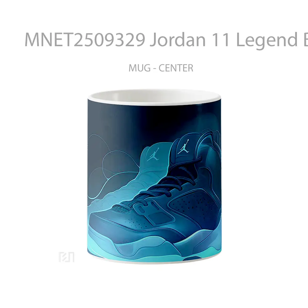 Jordan 11 Legend Blue Sneakers Mug MNET2509329 - All-side / Desain