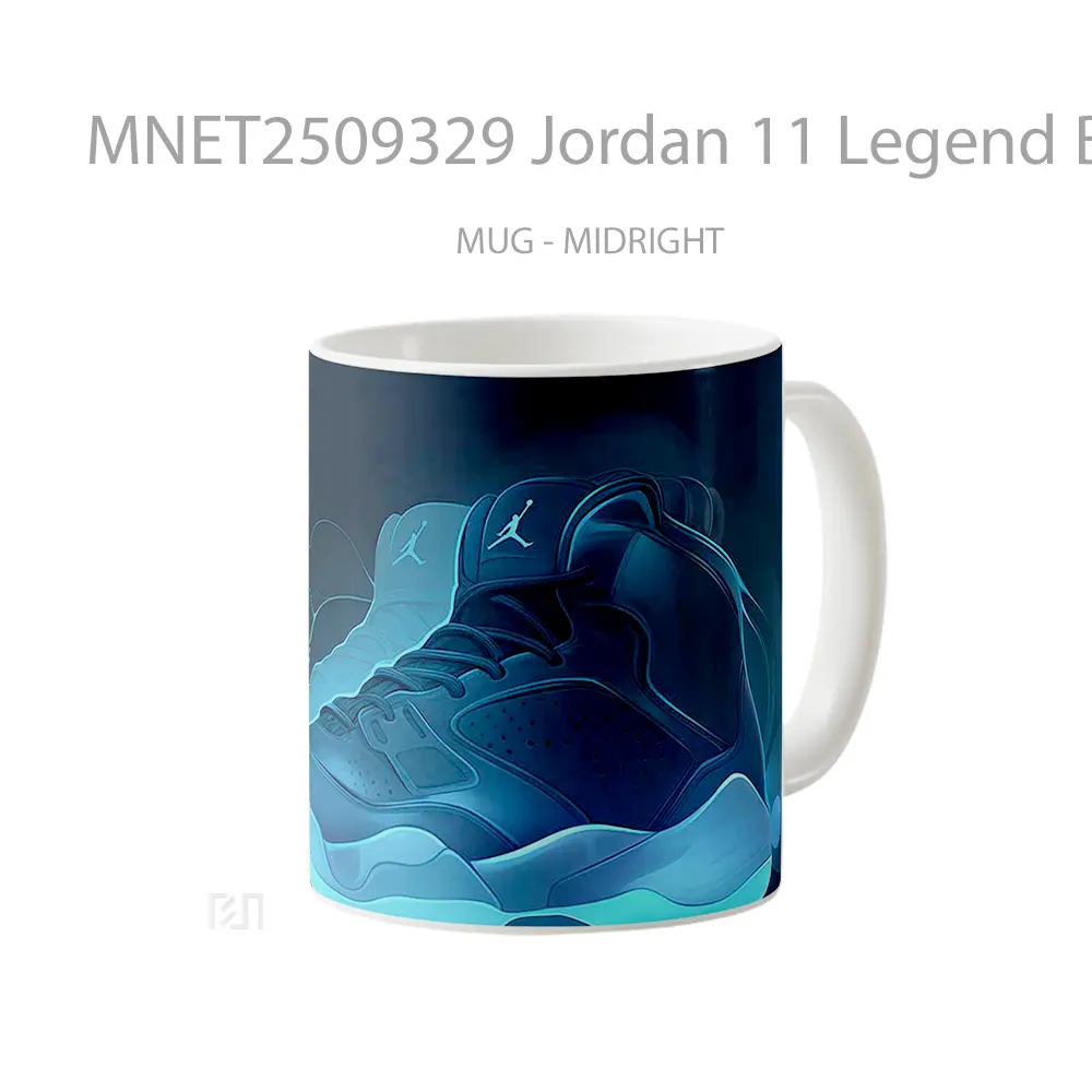 Jordan 11 Legend Blue Sneakers Mug MNET2509329 - All-side / Desain