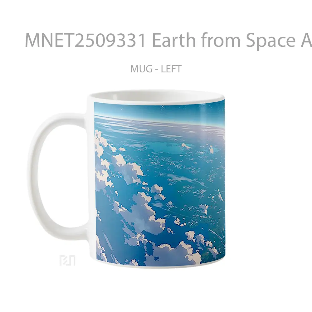 Earth From Space Anime View Mug MNET2509331 - All-side / Desain