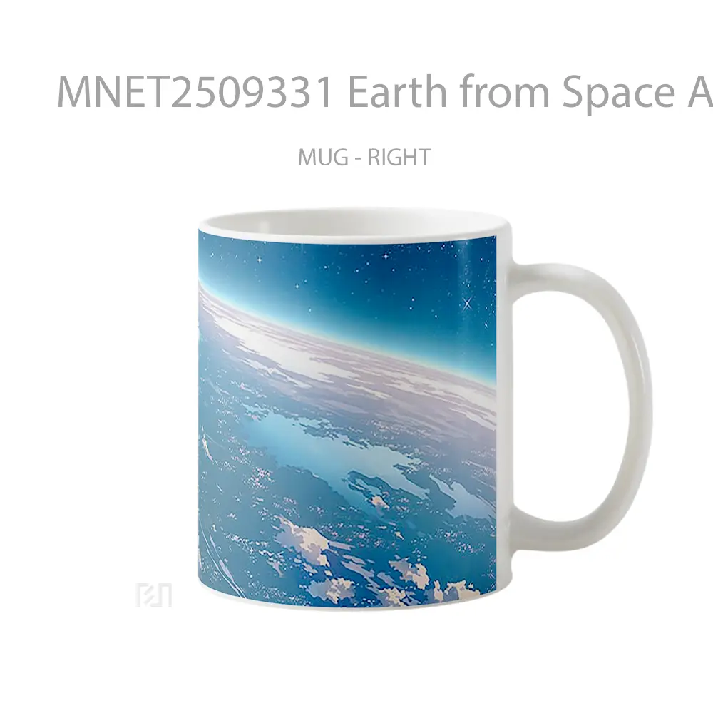 Earth From Space Anime View Mug MNET2509331