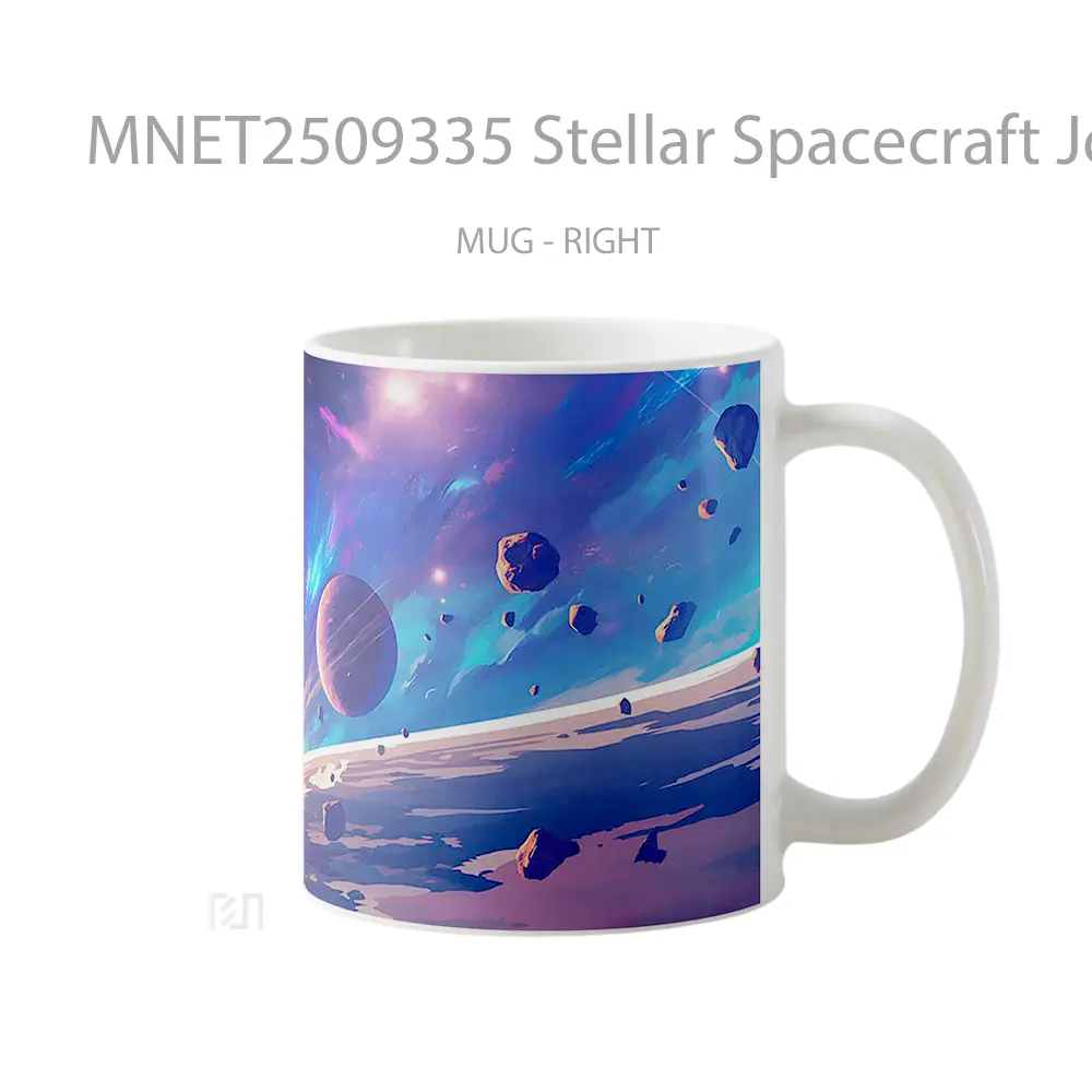 Stellar Spacecraft Journey Galaxy Scene Mug MNET2509335