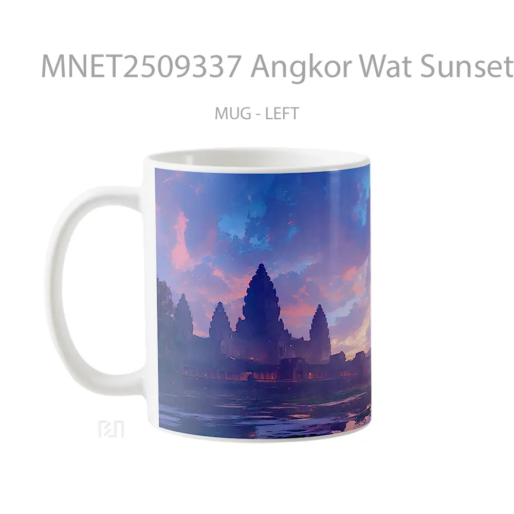 Angkor Wat Sunset Reflections Mug MNET2509337 - All-side / Desain